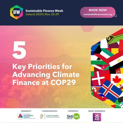 Spotlight on COP29: Key Climate Finance Priorities at Sustainable Finance Week Ireland 2024